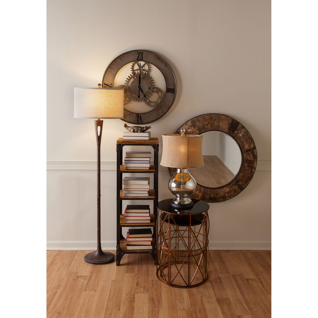 Martcliff Floor Lamp in Burnished Bronze