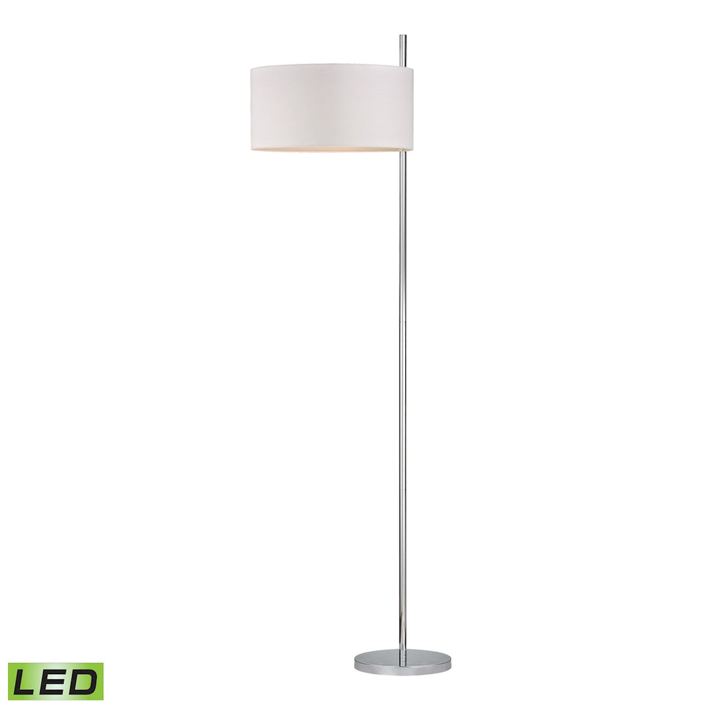 Attwood LED Floor Lamp in Polished Nickel