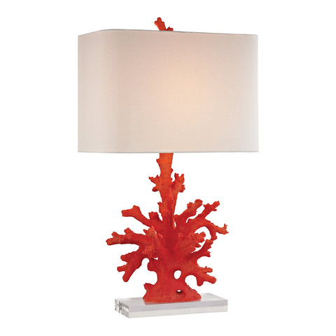 RED CORAL TABLE LAMP
