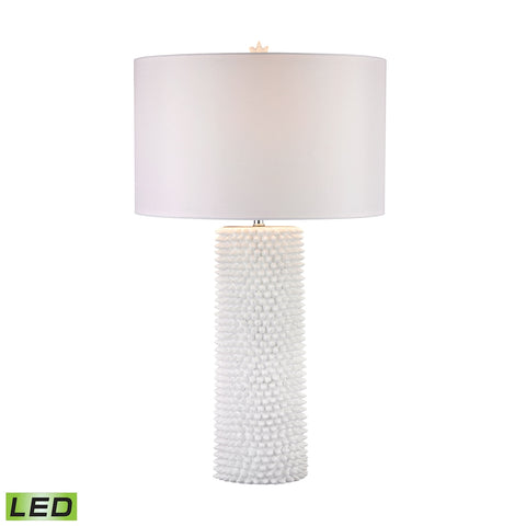 Punk 1 Light LED Table Lamp In White