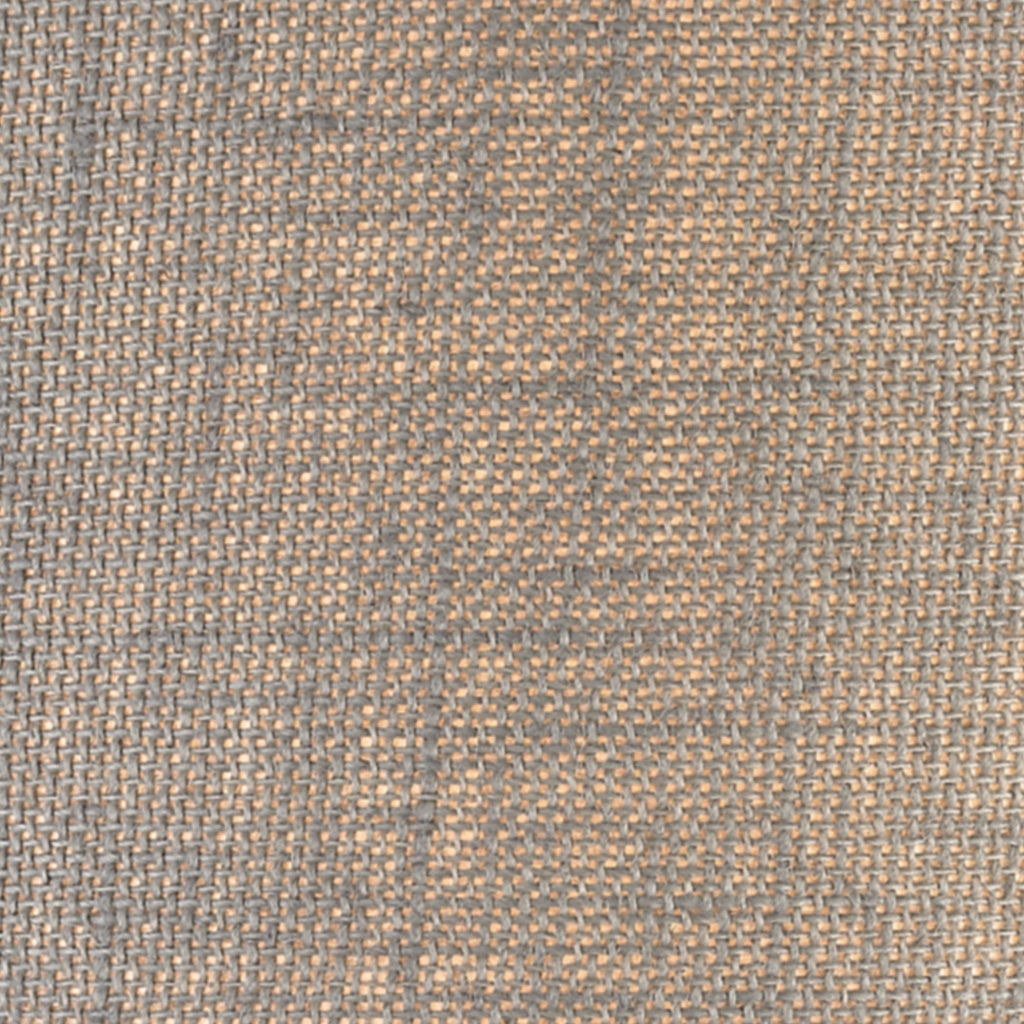 Rockport Table Lamp in Polished Concrete with Burlap Shade - Wide