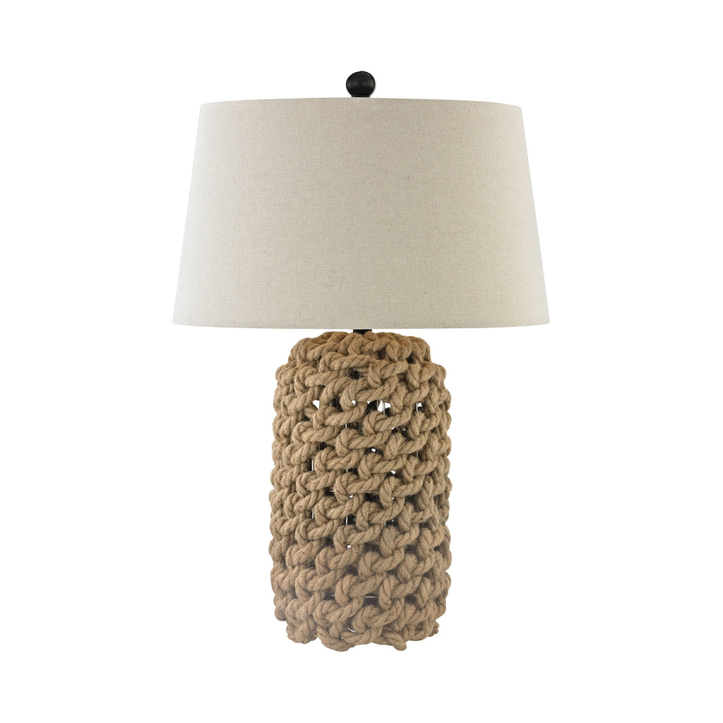 Nature Rope and Oil Rubbed Bronze Table Lamp