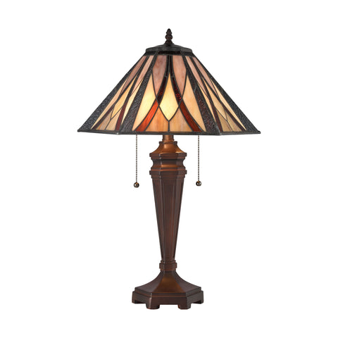 Foursquare 2-Light Table Lamp