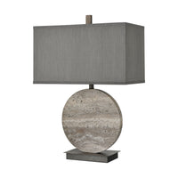 Vermouth Table Lamp in Dark Dunbrook and Grey Stone