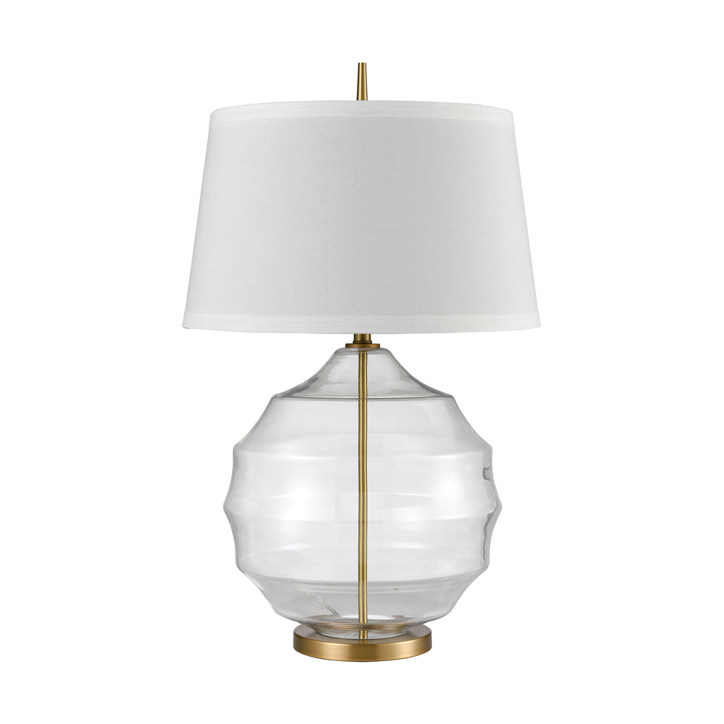 Nest Table Lamp in Matte Brushed Gold