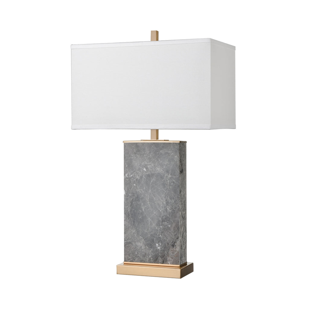 Archean 30'' High 1-Light Table Lamp - Gray Marble
