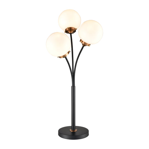 Boudreaux 32'' High 3-Light Floor Lamp - Matte Black