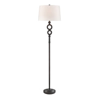 Hammered Home 67'' High 1-Light Floor Lamp - Bronze