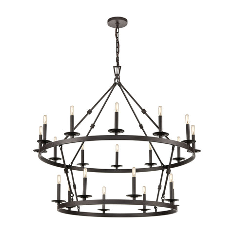 Castle 20-Light Double Tier Chandelier                                                               