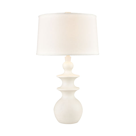 Depiction Table Lamp in White                                                                        