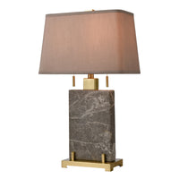 Windsor 27'' High 2-Light Table Lamp - Honey Brass