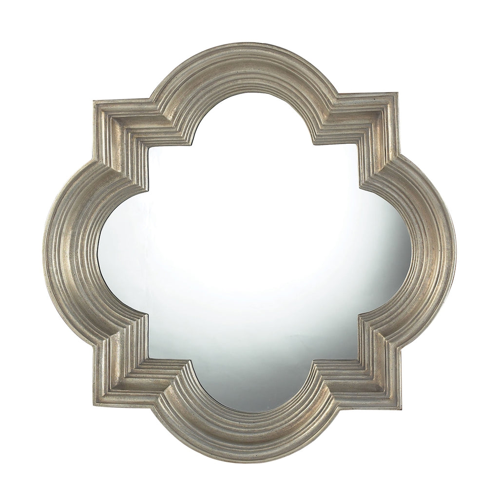 Osbourne Mirror in Muted Silver Leaf