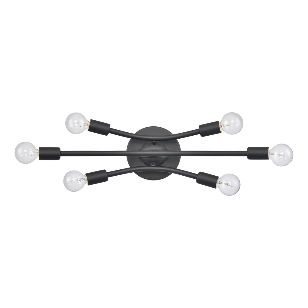Xavier 19.75'' Wide 6-Light Vanity Light - Matte Black