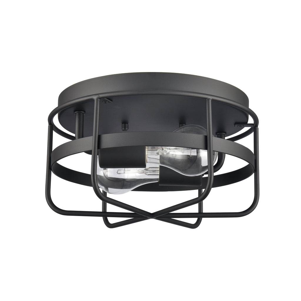 Gael 10'' Wide 2-Light Flush Mount - Matte Black