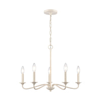 Quinn 24'' Wide 5-Light Chandelier - Antique White