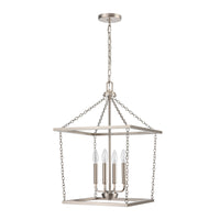 Emmett 17'' Wide 4-Light Pendant - Brushed Nickel