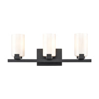 Dressler 22'' Wide 3-Light Vanity Light - Matte Black