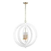 Orme 27'' Wide 4-Light Pendant - White