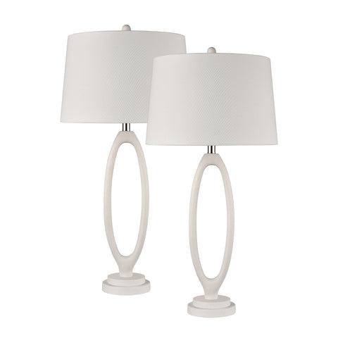 Adair 34'' High 1-Light Table Lamp - Set of 2 White