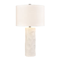 Lore 29'' High 1-Light Table Lamp - Plaster White