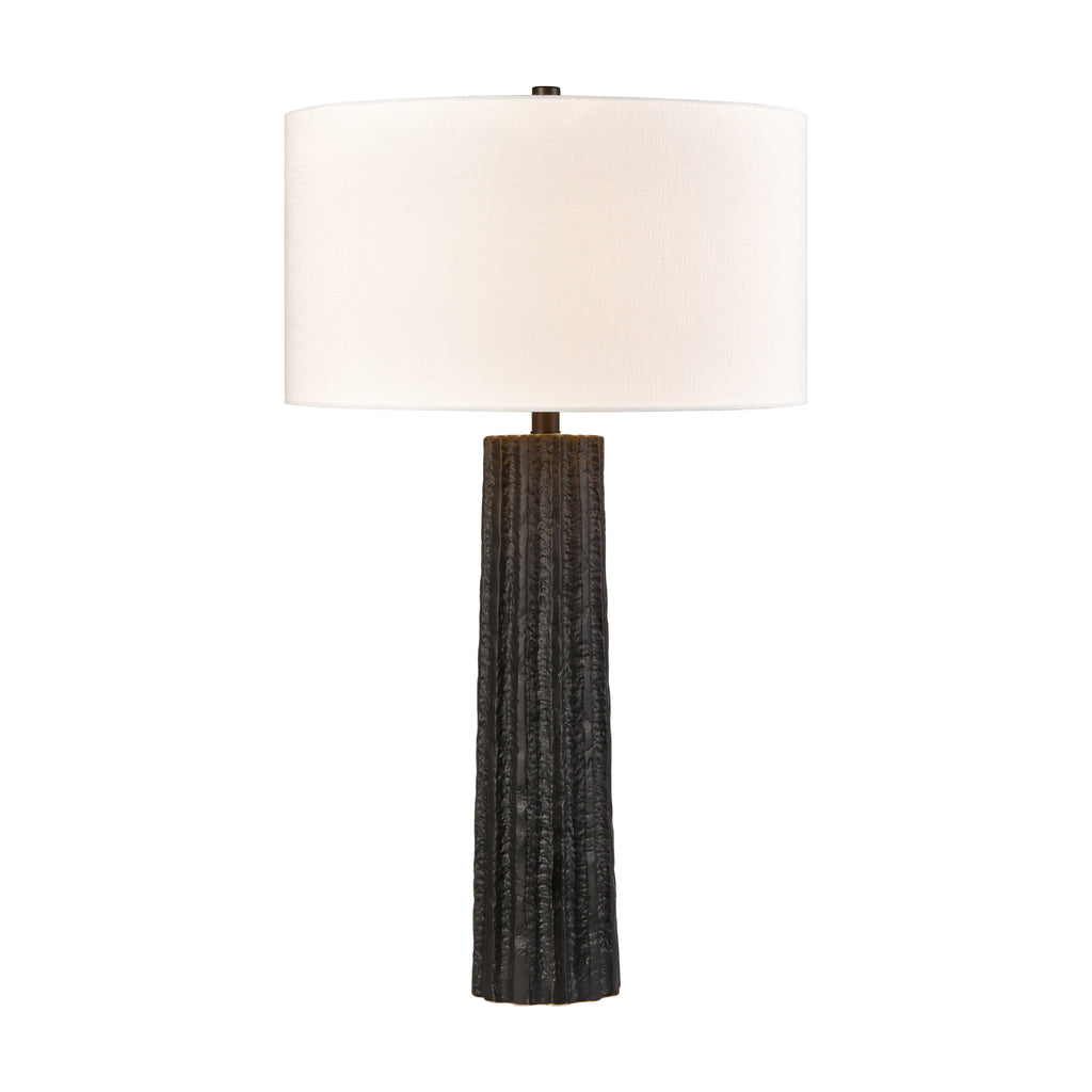 Albert 31'' High 1-Light Table Lamp - Black Glaze - Includes LED Bulb