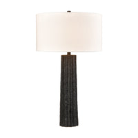 Albert 31'' High 1-Light Table Lamp - Black Glaze - Includes LED Bulb