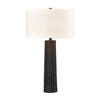 Albert 31'' High 1-Light Table Lamp - Black Glaze