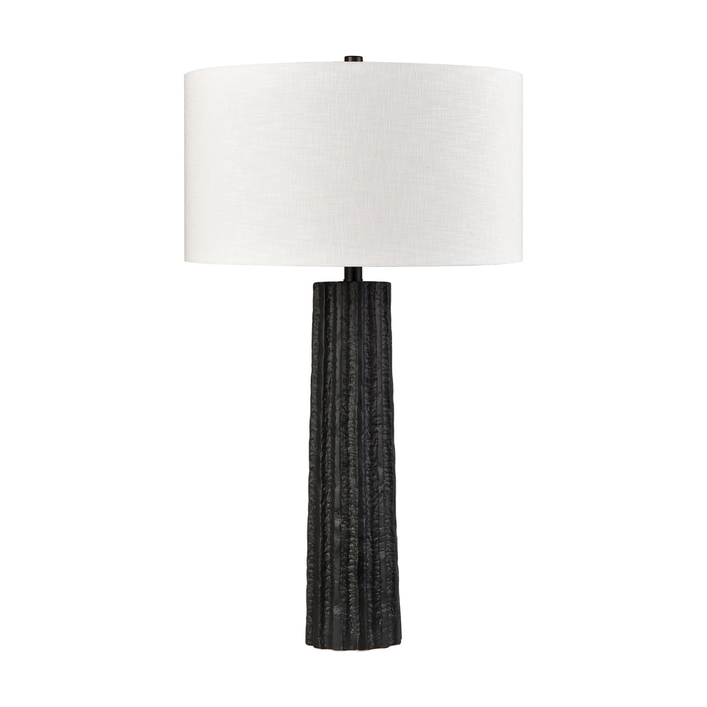 Albert 31'' High 1-Light Table Lamp - Black Glaze
