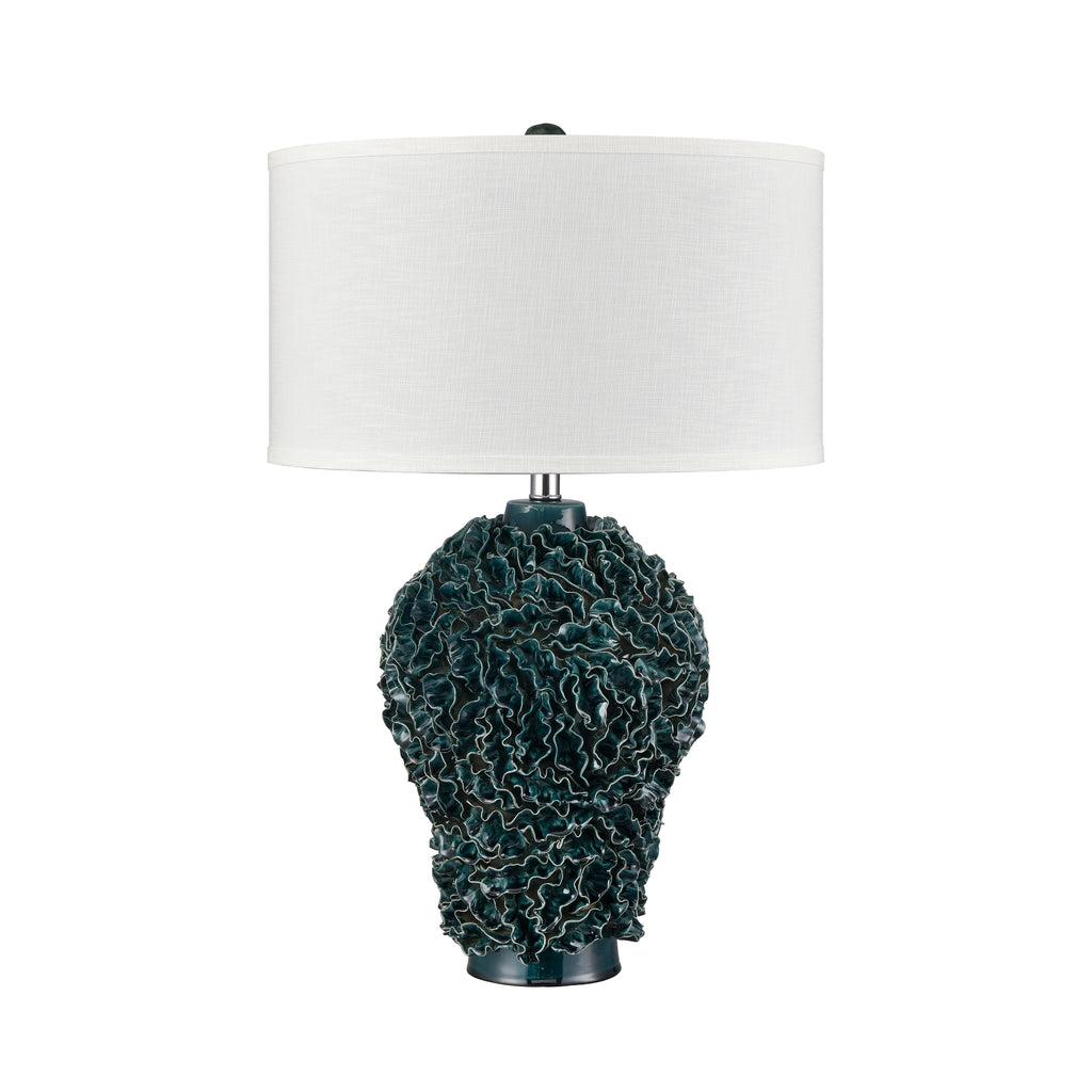 Larkin 27.5'' High 1-Light Table Lamp - Green Glaze - Includes LED Bulb