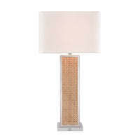 Webb 36'' High 1-Light Table Lamp - Natural with Polished Nickel