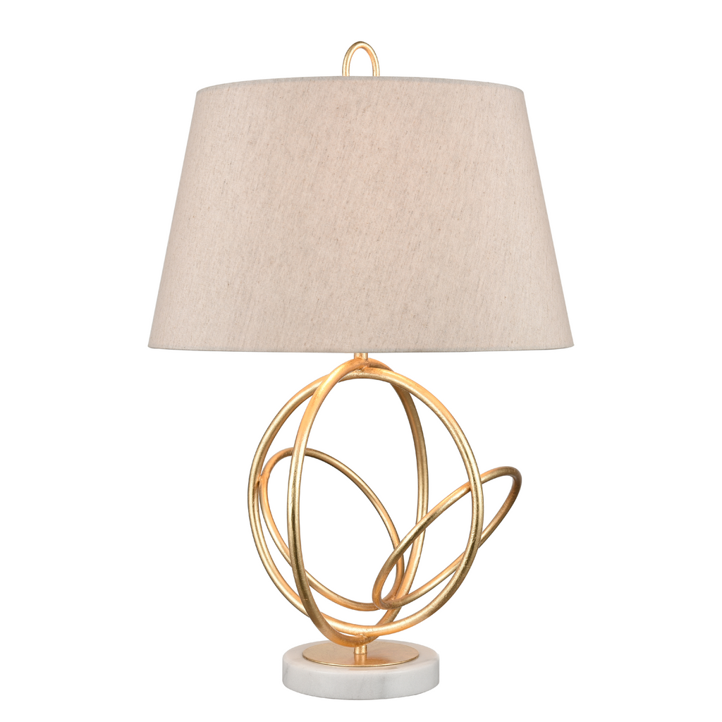 Morely 26'' High 1-Light Table Lamp - Gold Leaf