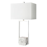 Dunstan Mews 31'' High 1-Light Table Lamp - Chrome