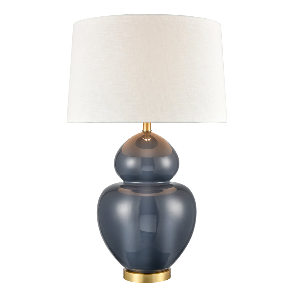 Perry 30'' High 1-Light Table Lamp - Blue