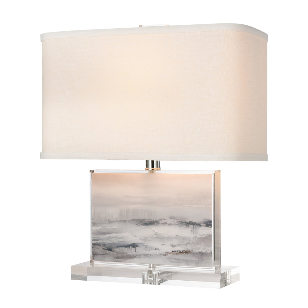 Barnes 18'' High 1-Light Table Lamp - Gray
