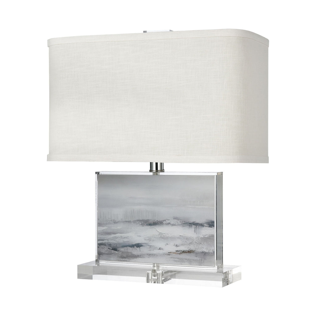Barnes 18'' High 1-Light Table Lamp - Gray