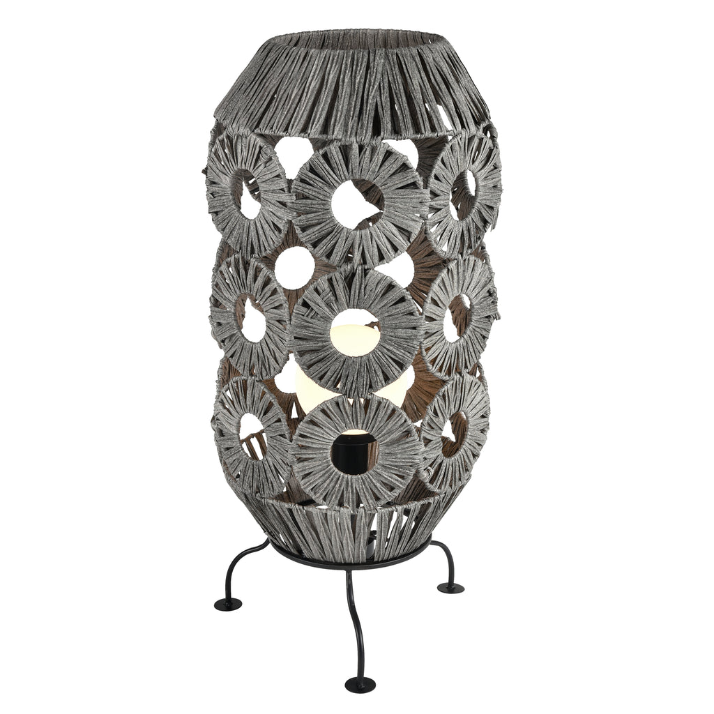 Palayan 36'' High 1-Light Outdoor Table Lamp - Gray