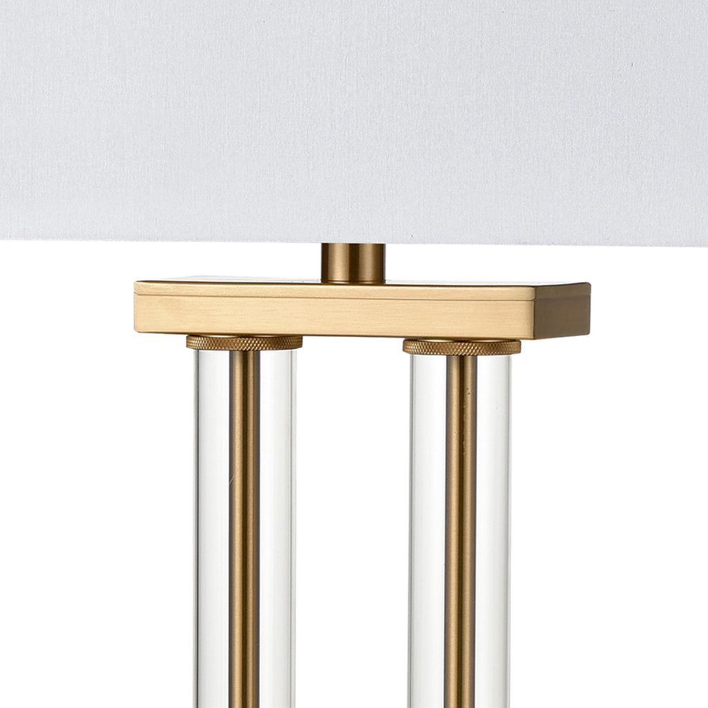 Roseden Court 34'' High 1-Light Table Lamp - Aged Brass