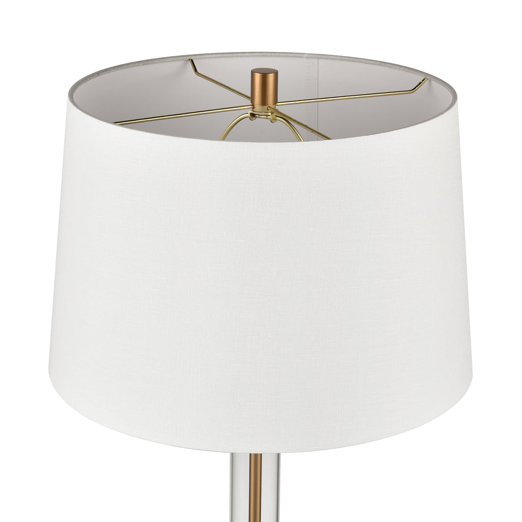 Roseden Court 33'' High 1-Light Table Lamp - Aged Brass