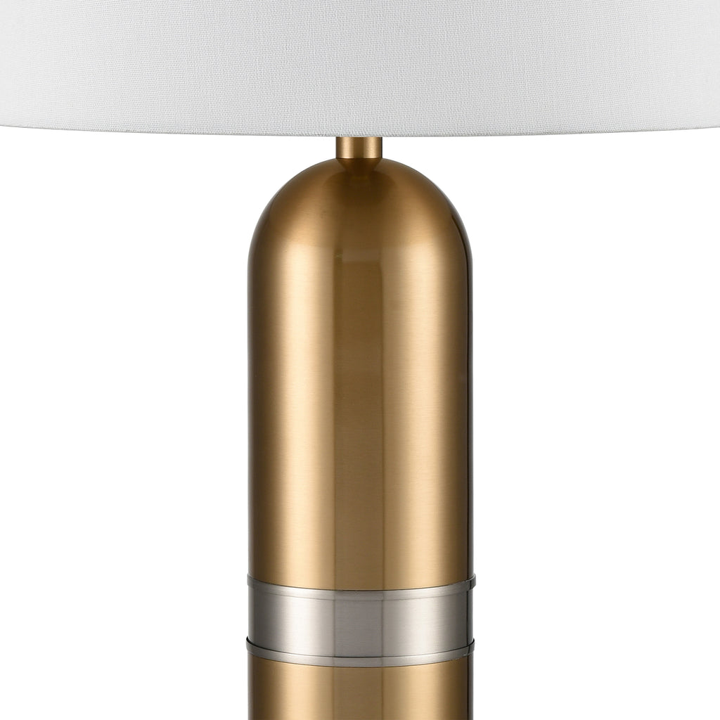 Pill 34'' High 1-Light Table Lamp - Aged Brass