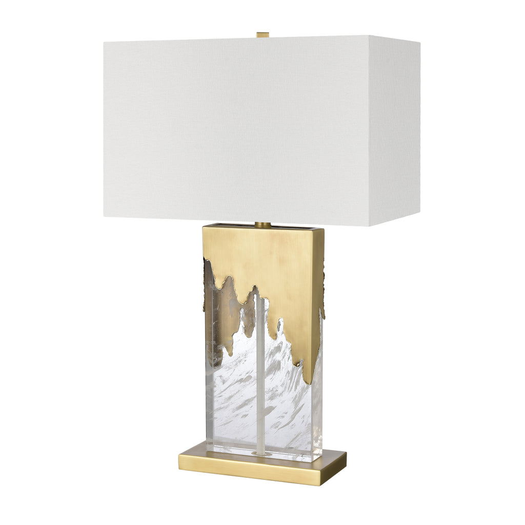 Custom Blend 28'' High 1-Light Table Lamp - Clear