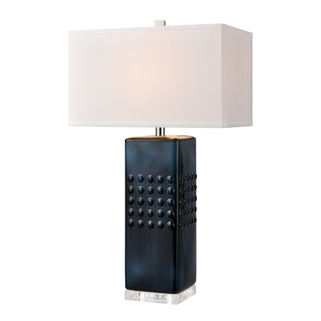 Easdale 30'' High 1-Light Table Lamp - Navy