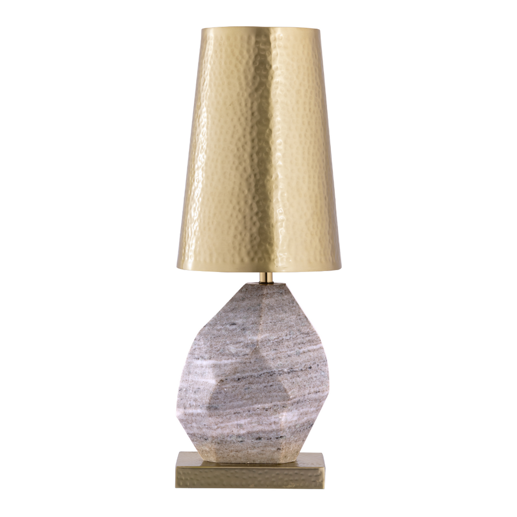 Carr 22'' High 1-Light Table Lamp - Gray - Includes LED Bulb