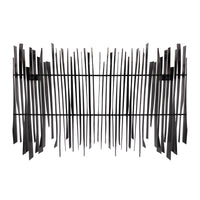 Ridge Dimensional Wall Art - Black