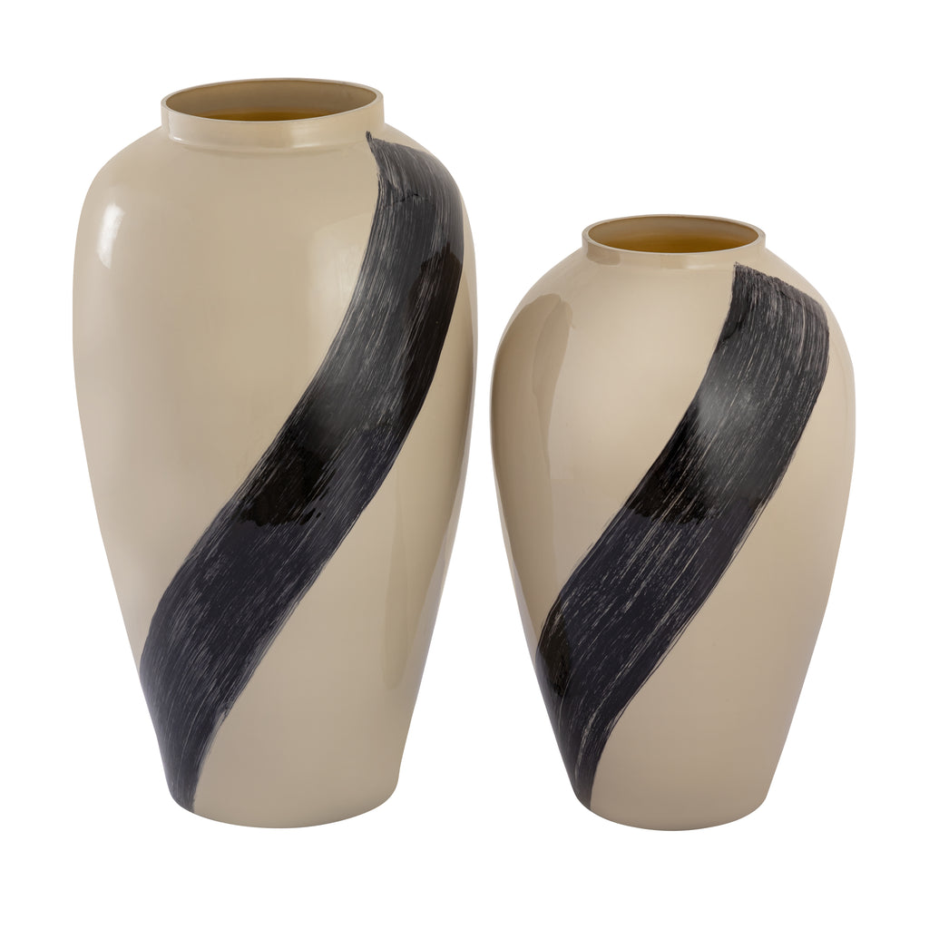 Brushstroke Vase - Large Cream