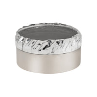 Cogar Box - Round Polished Nickel