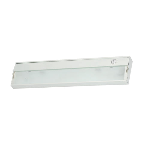 ZeeLite 2-Light Under-cabinet Light in White with Diffused Glass