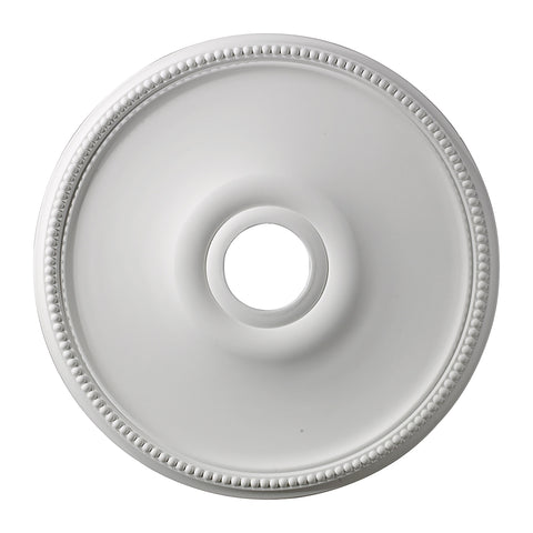 Brittany Medallion 19 Inch in White Finish