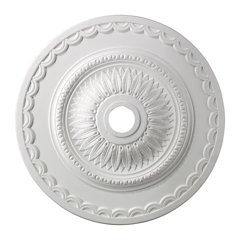 Brookdale Medallion 30 Inch in White Finish