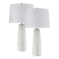 Kent 31'' High 1-Light Table Lamp - Set of 2 Light Gray