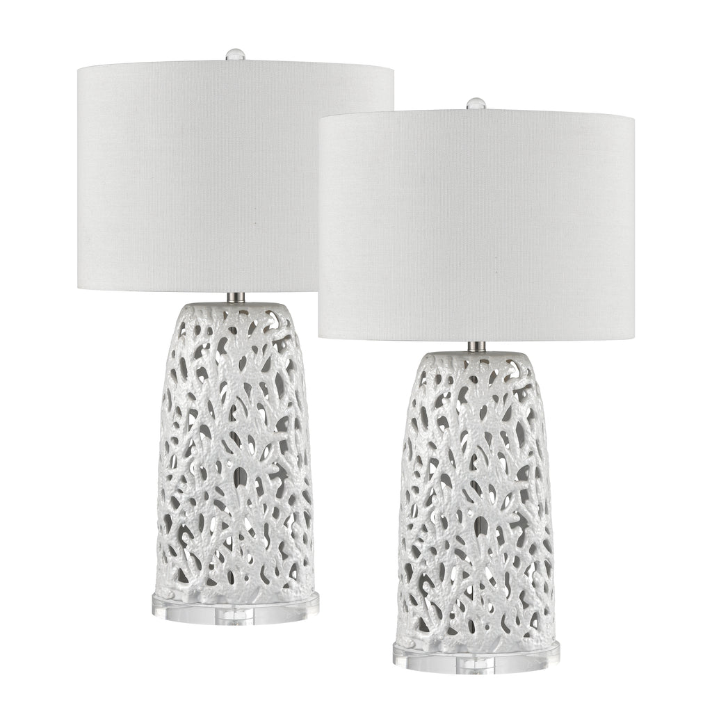 Bowen 31.5'' High 1-Light Table Lamp - Set of 2 White